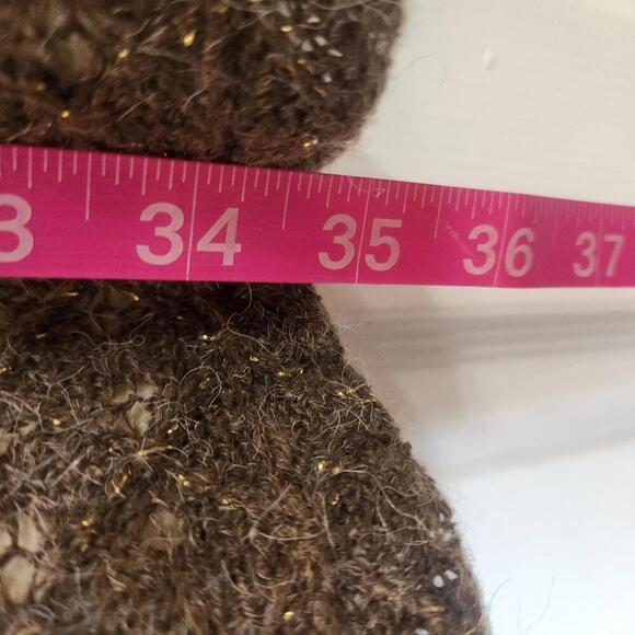 Eva Franco Elegant A-Line Wool Blend Knit Knee Length Dress - Size 12 - Picture 6 of 9